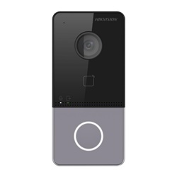 Postazione esterna IP Wi-Fi con telecamera 2MP, pulsante chiamata singolo, montaggio a parete per uso residenziale