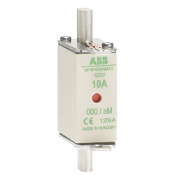 Fusibile NH000 AM 50A 500V per protezione circuiti industriali e civili