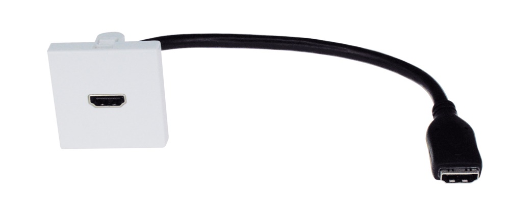 FACEPLATE ADATTAT.HDMI F/F CAVO20CM