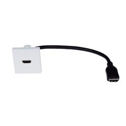FACEPLATE ADATTAT.HDMI F/F CAVO20CM