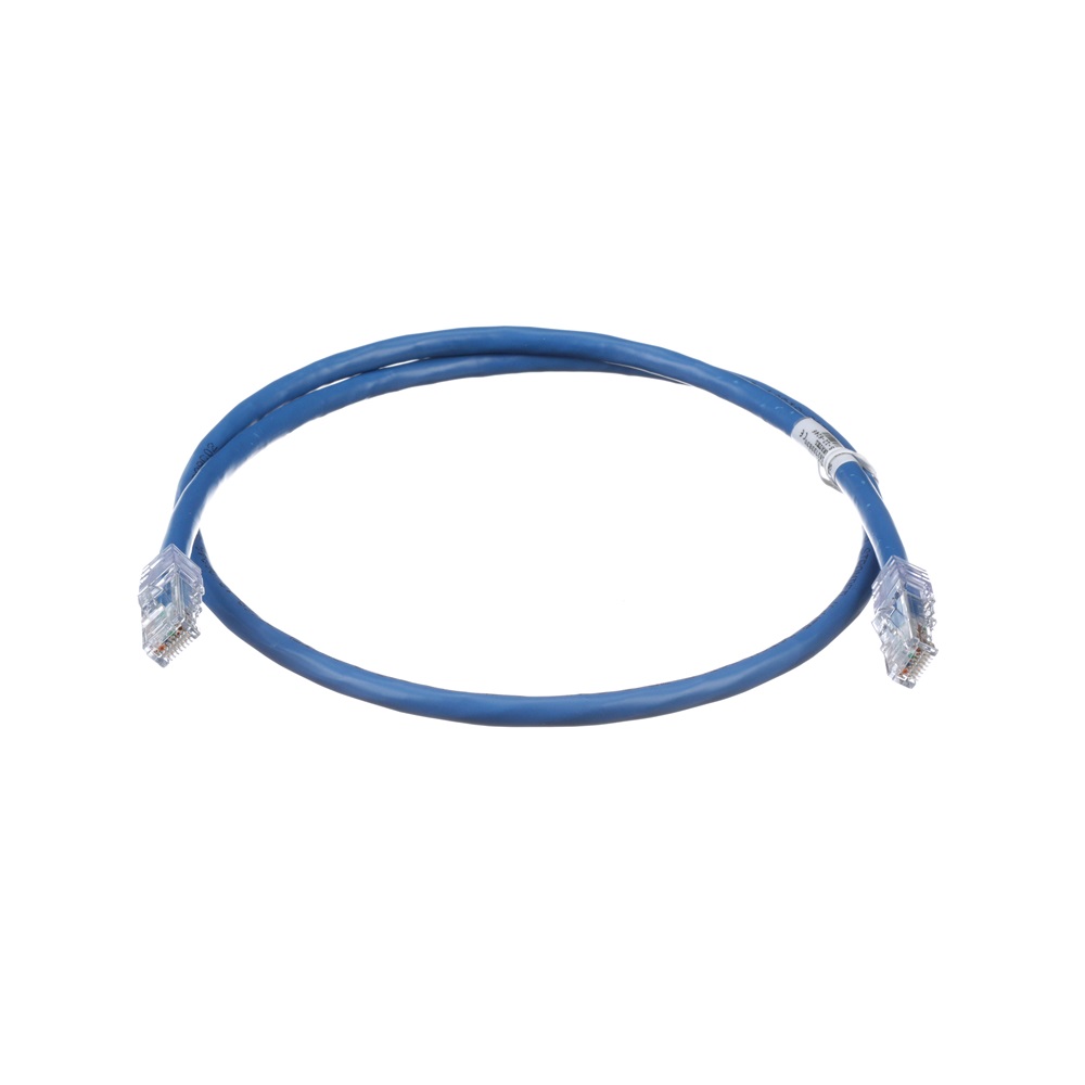 Patch cord, 24 AWG, Cat. 6A, RJ45, 3 piedi, grigio
