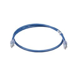 Patch cord, 24 AWG, Cat. 6A, RJ45, 3 piedi, grigio