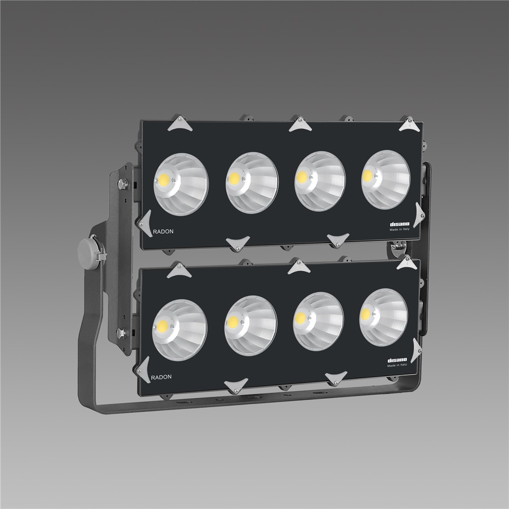 Proiettore LED 556W Radon HE 2153 IP66 per grandi superfici