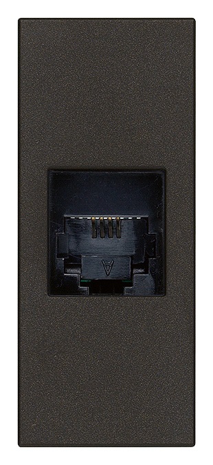 PRESA RJ11 6/4 NERO