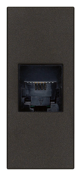 PRESA RJ11 6/4 NERO