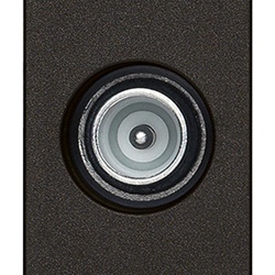 Presa coassiale TV-RD-SAT passante 5-2400 MHz attenuazione 10 dB nero