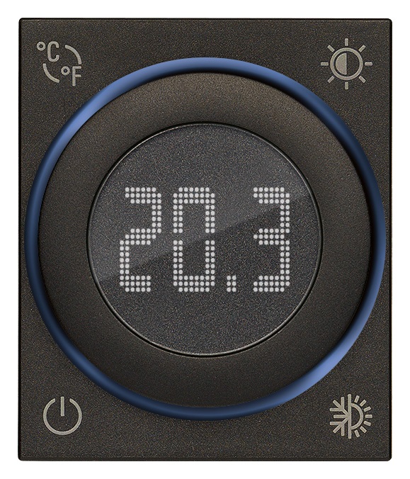 TERMOSTATO ROTELLA 100-240V 2M NERO