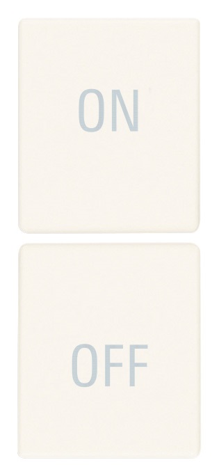 DUE MEZZI TASTI 1M SIMBOLI ON/OFF B
