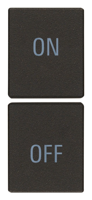 DUE MEZZI TASTI 1M SIMBOLI ON/OFF N