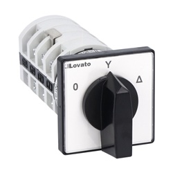 Avviatore stella-triangolo 25A montaggio frontale 48x48 per motori elettrici