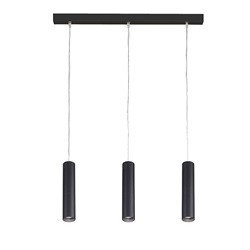 SOSPENSIONE 3XGU10 NERO