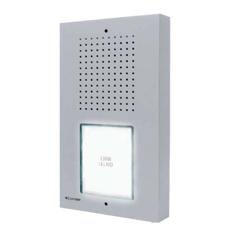 Serie Ciao - Pulsantiera audio da parete, sistema 2 fili analogico, 1 chiamata kit KCA0061, IP54, IK08