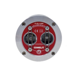Rivelatore di fiamma ATEX 1 UV + 1 IR, contenitore alluminio Ex-d, portata 25m, test automatico, IP65