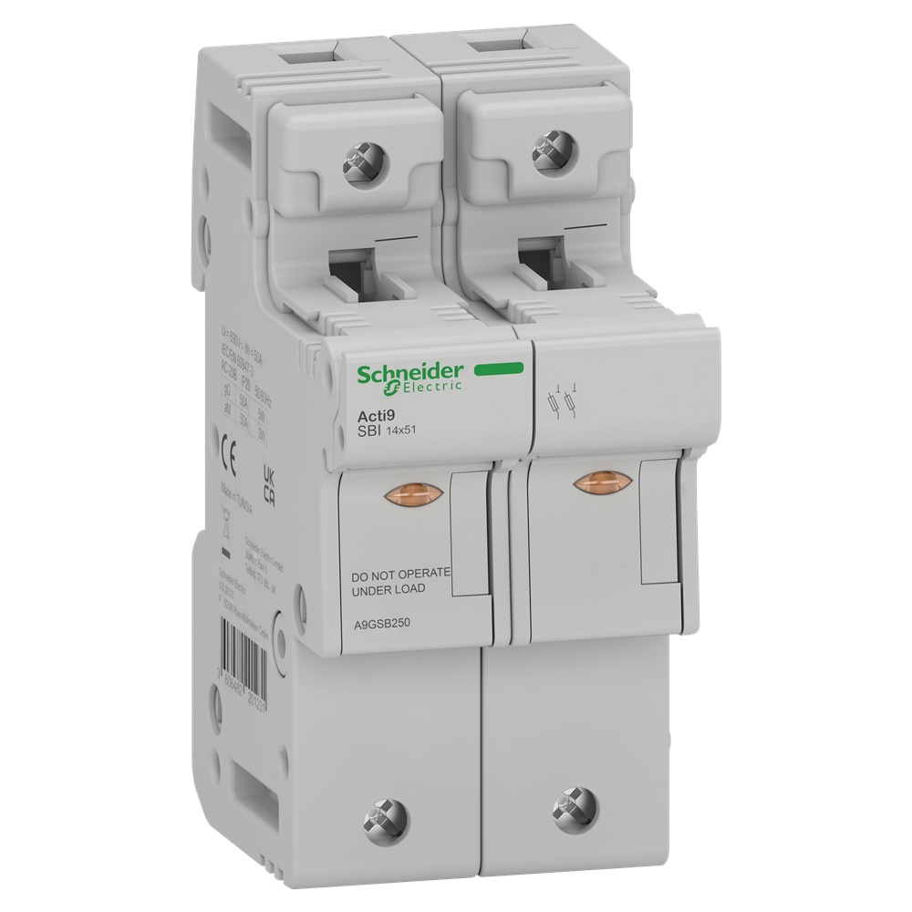 Fuse Disconnector, Acti9 SBI, 2P, 50A, for fuse 14 x 51mm