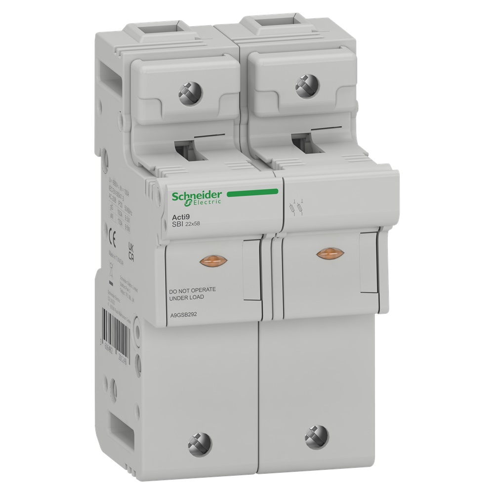 Fuse Disconnector, Acti9 SBI, 2P, 125A, for fuse 22 x 58mm