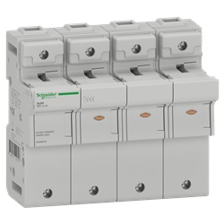 Sezionatore portafusibile Acti9 SBI 3P+N 125A 22x58mm per protezione bassa tensione industriale e civile