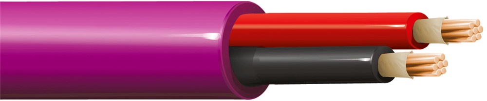 CAVO ITC EM 2X1,00 LSZH VIOLA