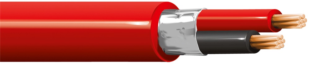CAVO ITC SF 2X2,50 LSZH ROSSO MAT.100 CCA-S1