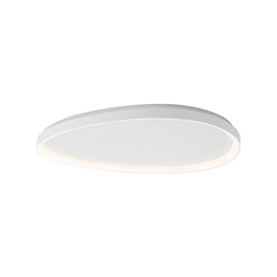 Plafoniera LED bianca 36W 3000K IP20 design compatto per interni uso residenziale e ufficio