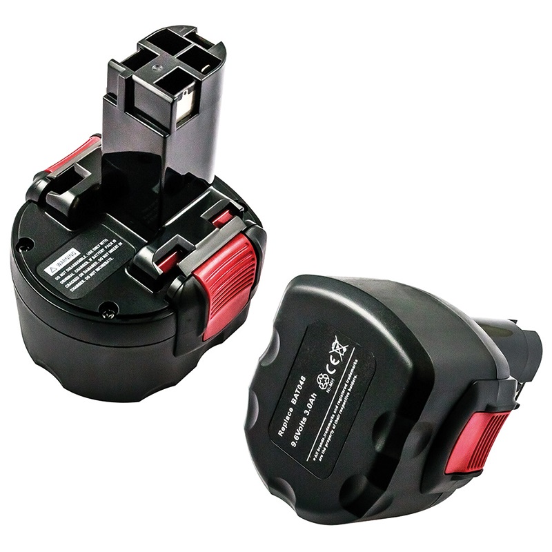Batteria Bosch NiMH 9,6V 3000mAh alta capacità per utensili elettrici professionali