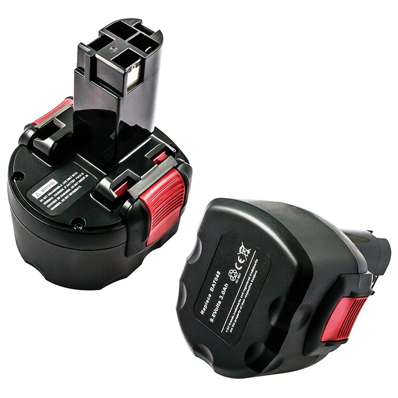 Batteria Bosch NiMH 9,6V 3000mAh alta capacità per utensili elettrici professionali