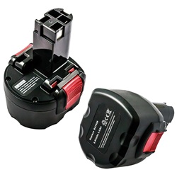 Batteria Bosch NiMH 9,6V 3000mAh alta capacità per utensili elettrici professionali