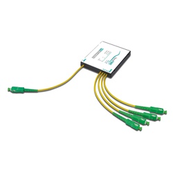 PLC splitter ottico 1x2 SC/APC per distribuzione fibra ottica edificio