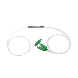 PLC mini splitter ottico 1x2 SC/APC per distribuzione FTTH edificio