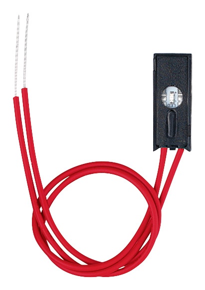 Unità LED segnalazione 110-250V rosso per comandi elettrici assiali e allineati