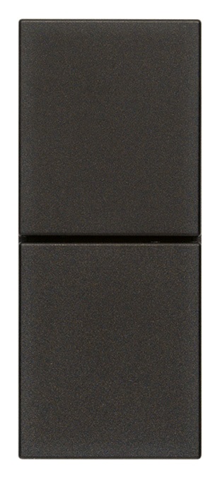 DUE PULSANTI INDIP. NO+NO 10A NERO