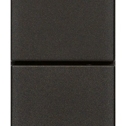 DUE PULSANTI INDIP. NO+NO 10A NERO