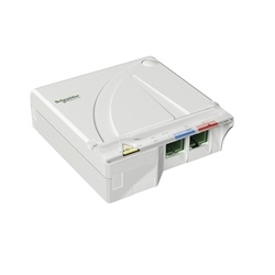 STOA con 2 bussole SC/APC simplex per connessioni fibra ottica professionali