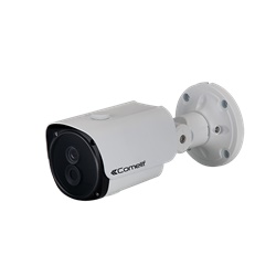 Telecamera IP bullet termica dual sensor, ottica fissa 4mm Full HD 30fps + sensore termico 80x60 7.5fps, IP66, ONVIF 2.4