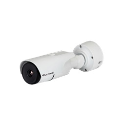 Telecamera IP bullet termica QVGA 384x288, ottica fissa 13mm 30fps, contenitore waterproof IP66, compatibile ONVIF 2.4