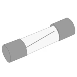 FUSIBILE 2,5AT (6,3 X 32) 250V (10