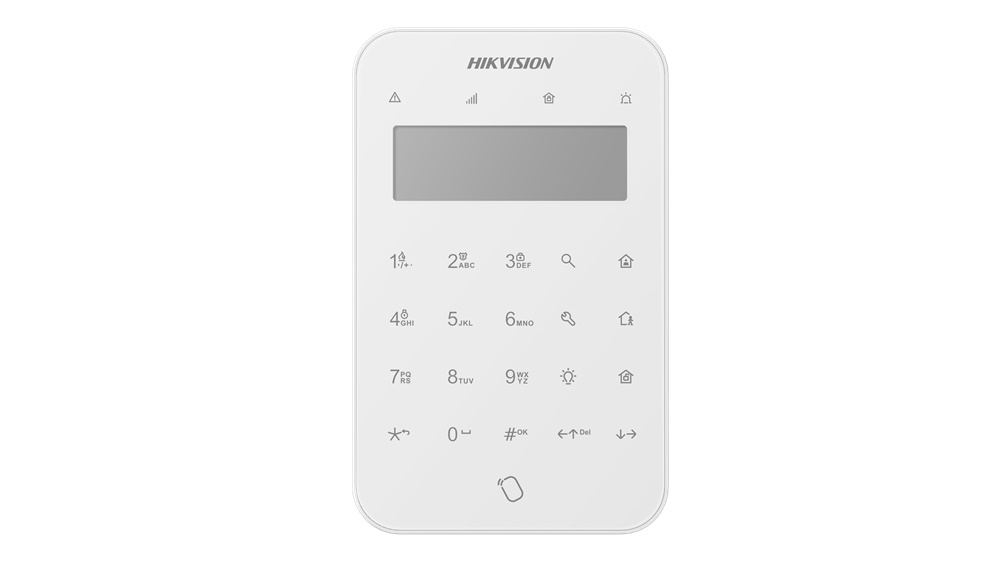 Tastiera wireless LCD RFID retroilluminata montaggio a incasso controllo accessi sicurezza