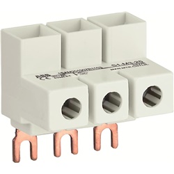 S1-M3-25 morsetto alimentazione trifase 25mm² per avviatori motore MS116/MS132 65A tipo E
