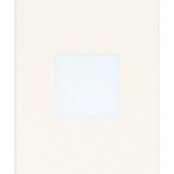 Tasto intercambiabile 1 modulo allineato con diffusore illuminabile bianco per impianti elettrici