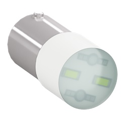 Lampadina LED BA9S bianco 6V BA9S socket alta efficienza per illuminazione tecnica e segnalazione