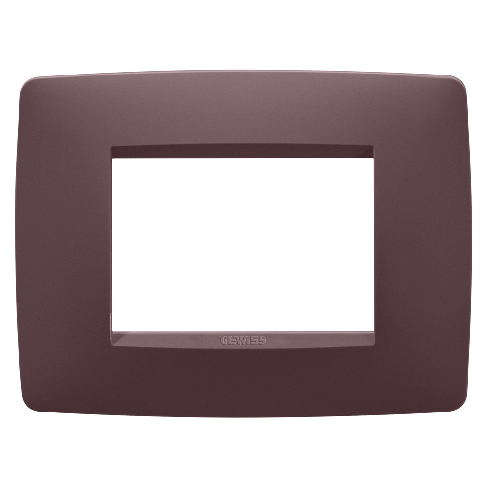 PLACCA ONE - IN TECNOPOLIMERO VERNICIATO - 3 POSTI - TUSCAN RED - CHORUSMART