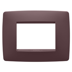 PLACCA ONE - IN TECNOPOLIMERO VERNICIATO - 3 POSTI - TUSCAN RED - CHORUSMART