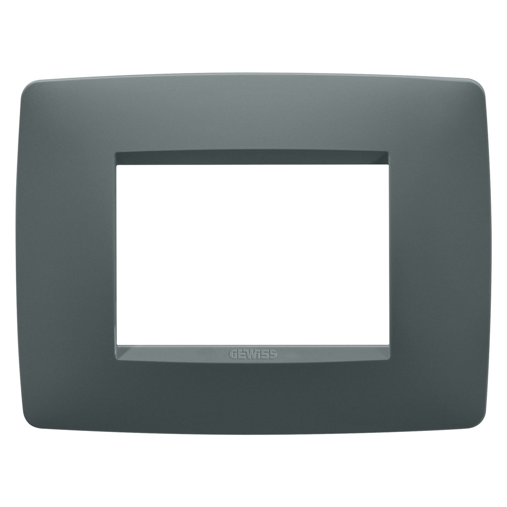 PLACCA ONE - IN TECNOPOLIMERO VERNICIATO - 3 POSTI - OTTANIO - CHORUSMART