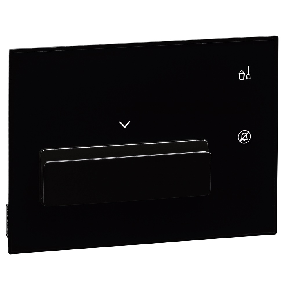 Lettore tasca porta badge RFID plastica nero per controllo accessi bus sistema SCS-BUS hotel uffici