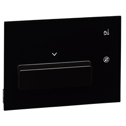 Lettore tasca porta badge RFID plastica nero per controllo accessi bus sistema SCS-BUS hotel uffici