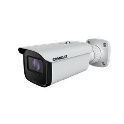 Serie Next - Telecamera IP bullet 8MP, varifocale 2.8-12mm, LED IR 50m, funzioni analisi video, slot SD, alluminio IP67, 12V e PoE, ONVIF