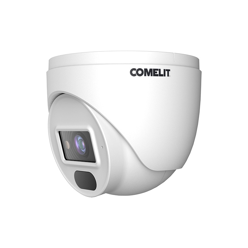 Telecamera IP turret 4MP 2.8mm AI analisi video IR 20m IP67 PoE sicurezza sorveglianza