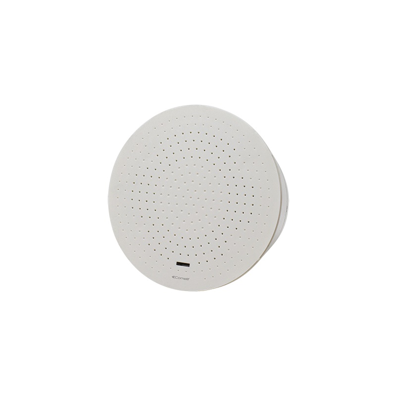 Sirena interna radio wireless piezoelettrica alta pressione sonora montaggio muro o superficie design compatto uso professionale sicurezza ambienti interni