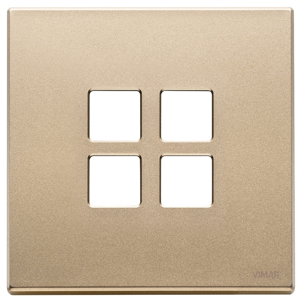 PLACCA 2MX4 FLAT ORO SATINATO