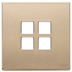 PLACCA 2MX4 FLAT ORO SATINATO