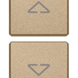 DUE TASTI FLAT SIMBOLI FRECCE ORO S